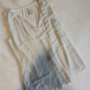 Elegant White Crossover Women's Top